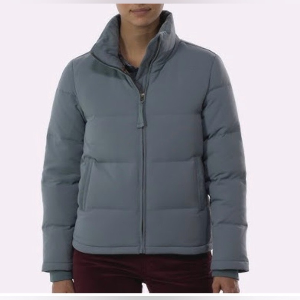 Patagonia Women's Puffer Down Blend Jacket in Light Blue - Picture 4 of 14